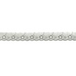 [397R-31427] [397R] Broderi Spets Små blommor (Grå)