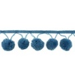 [404R-31542] [404R] Nastro Pom Pon Enorme Uni (Jeans)