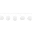 [404R-31547] [404R] Nastro Pom Pon Enorme Uni (Bianco)