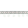 [414R-31531] [414R] Bommelborte Jacquard (Weiß)