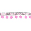 [414R-31535] [414R] Bommelborte Jacquard (Knallig Rosa)
