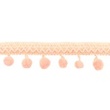 [417R-31614] [417R] Pom Pom Lace Cross (Salmon)