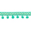 [417R-31615] [417R] Pom Pom Stuha Křížová (Mátově Zelená)