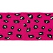 [424R-32104] [424R] Cuff / Boord Jacquard Luipaard (Fuchsia)