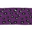 [424R-32105] [424R] Cuff / Náplety Žakár Leopard (Fialová)