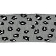 [424R-32112] [424R] Cuff Jacquard Leopard (Light Grey)
