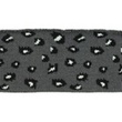 [424R-32113] [424R] Cuff / Náplety Žakár Leopard (Tmavošedý)