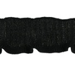 [428R-31957] [428R] Cuff / Boord Uni Gebreid (Zwart)