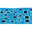 [429R-31983] [429R] Cuff Jacquard Bubbles (Aqua)