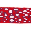 [429R-31989] [429R] Cuff / Bord-Côte Jacquard Bulles (Rouge)