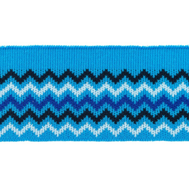 [432R] Cuff / Bündchen Jacquard Chevron