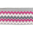 [432R-32126] [432R] Cuff Jacquard Chevron (Light Grey)