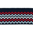 [432R-32128] [432R] Cuff Jacquard Chevron (Dark Blue)