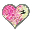 [435R-32218] [435R] Patches Réversibles (Coeur Bouche)
