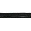 [438R-32424] [438R] Boční Pruh Stuha Lurex (Černá)