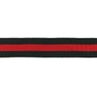 [439R-32384] [439R] Žebrovaná Stuha Pruhovaná (Černá)