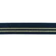[442R-32310] [442R] Elastická Stuha Lurex Zlatá (Tmavě Modrá)