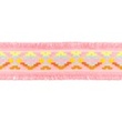 [446R-32481] [446R] Ibiza Tape With Fringe (Neon Pink)