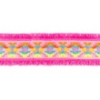 [446R-32482] [446R] Ibiza Tape With Fringe (Fuchsia)