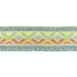 [446R-32486] [446R] Ruban Ibiza Avec Frange (Gris)