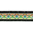 [446R-32487] [446R] Ibiza Tape With Fringe (Black)