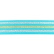 [448R-32231] [448R] Polyamid Gummiband Streifen Lurex (Aqua)
