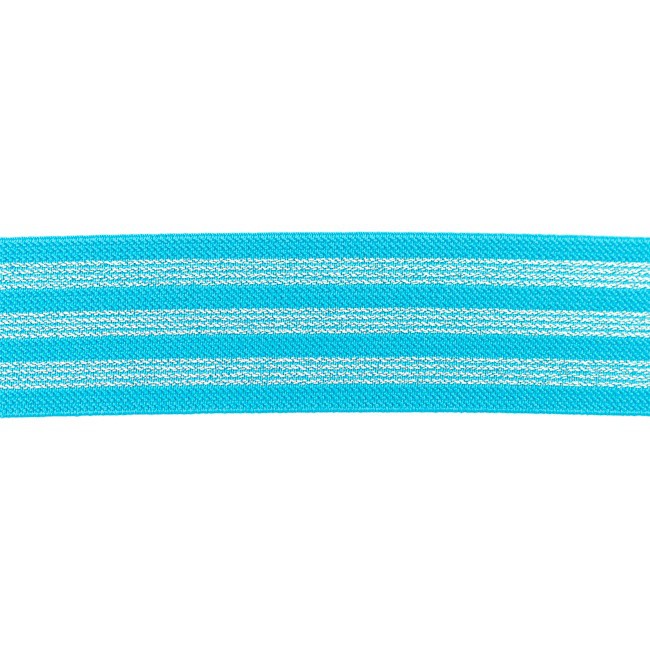 [450R] Gummiband Streifen Lurex