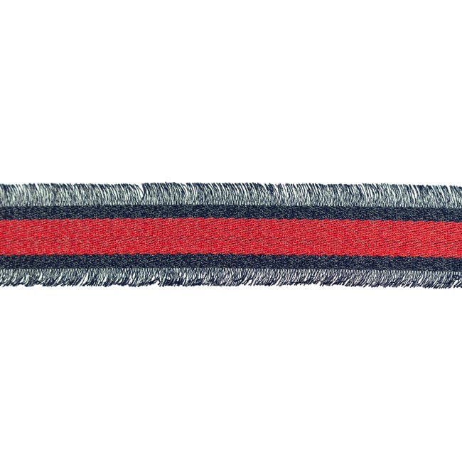 [451R] Side Stripe Fringe