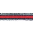 [451R-32454] [451R] Side Stripe Fringe (Dark Blue)