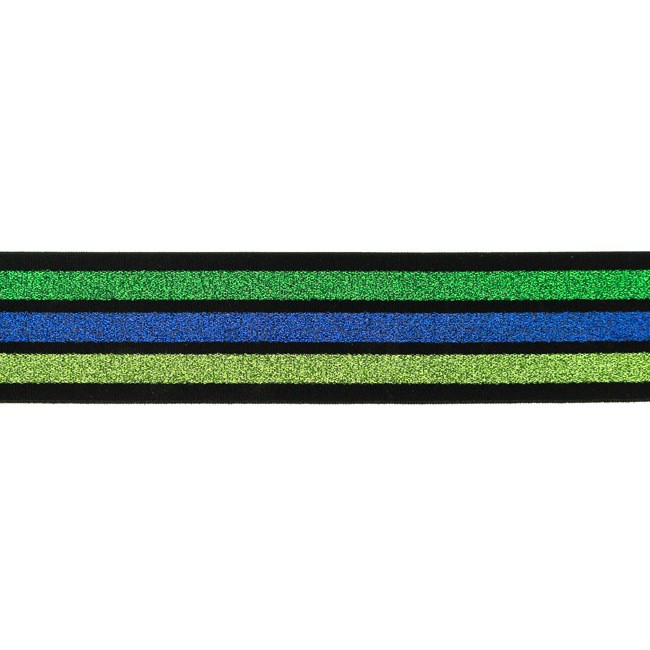 [456R] Goma Elástica Lurex Multi