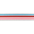 [461R-32173] [461R] Gummiband Lurex Silber (Rosa)