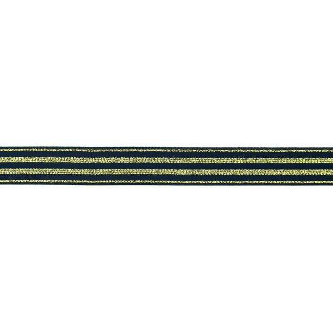 [463R] Goma Elástica Poliamida Lurex Oro