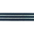 [469R-31874] [469R] Polyamid Gummiband Lurex  40 mm (Dunkel Blau)