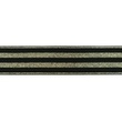 [472R-31859] [472R] Elastický Pásek Polyamid Lurex Zlatý (Černá)