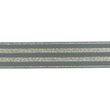 [472R-31862] [472R] Polyamide Elastiek Lurex Goud 40 mm (Donker Grijs)