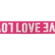 [474R-32224] [474R] Polyamide Elastic Love Silver (Fuchsia)
