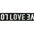 [474R-32229] [474R] Polyamide Elastic Love Silver (Black)