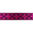 [497R-32623] [497R] Ruban Sangle Brillante Croix (Fuchsia)