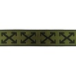 [497R-32626] [497R] Ruban Sangle Brillante Croix (d'Olive Vert)