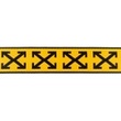 [497R-32628] [497R] Webbing Gloss Cross (Orange)