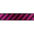 [499R-32649] [499R] Ruban Sangle Brillante Rayure (Fuchsia)