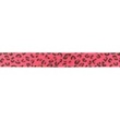 [502R-32688] [502R] Kožená Stuha Potisk Leopard (Fuchsie)