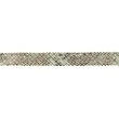[504R-32709] [504R] Ruban Cuir Serpent (Sable)