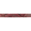 [504R-32710] [504R] Taśma Skórzana Skóra Węża (Czerwony)