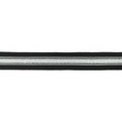 [505R-32735] [505R] Broekstreep Zilver Lurex (Zwart)