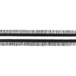 [507R-32757] [507R] Fransenborte Streifen (Schwarz)