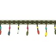 [508R-32766] [508R] Ruban Avec Perles Et Pièces De Monnaie Festival (Chapelet)