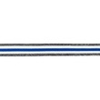 [512R-32809] [512R] Side Stripe Wide Lurex Stripe Mix (Cobalt)