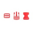 [518R-32934] [518R] Tassensluiting 2,5 cm (Rood)