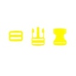 [518R-32937] [518R] Taschenverschluss 2,5 cm (Gelb)